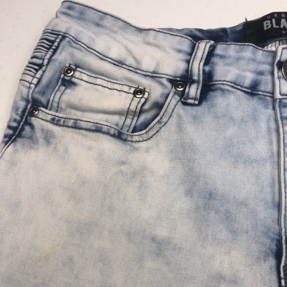 UNIQUE URBAN BLACK COMBAT JEANS 32x29 😎 - Picture 6 of 15